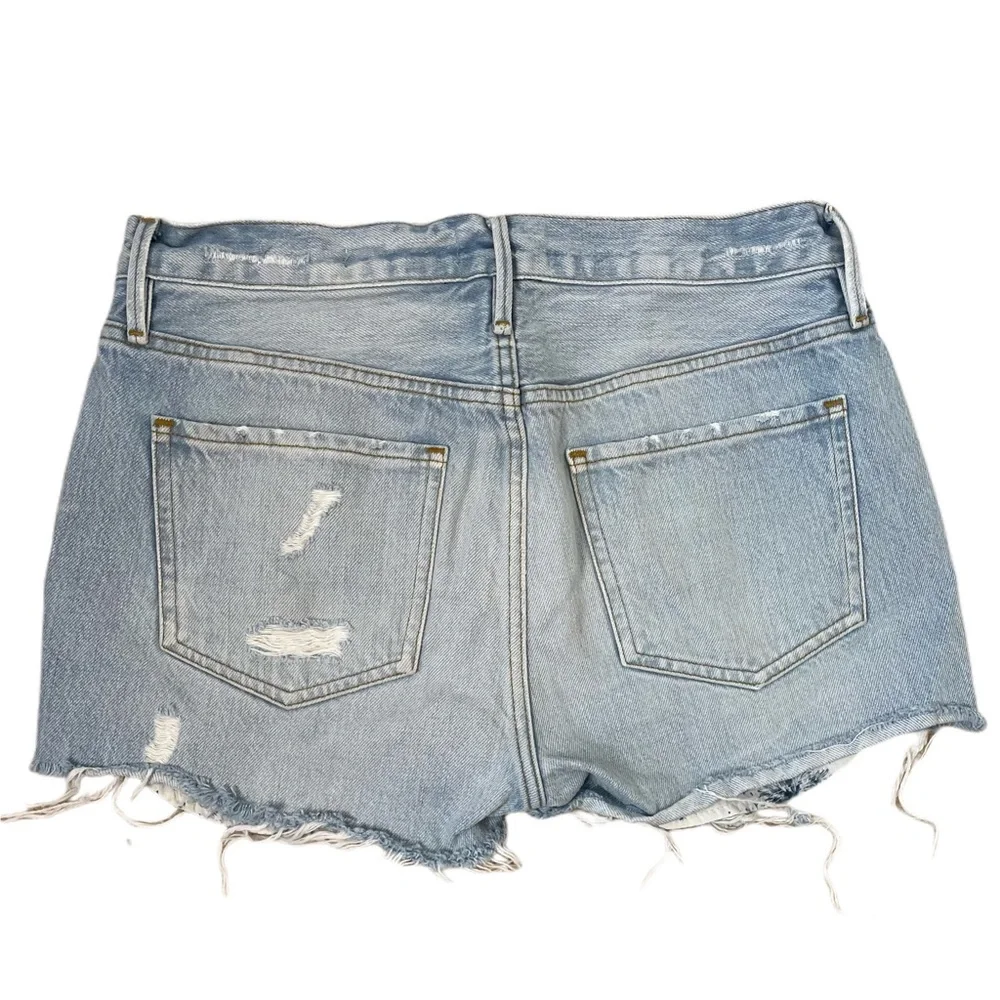 Frame denim Le Beau distressed shorts size 26 - Picture 3 of 11